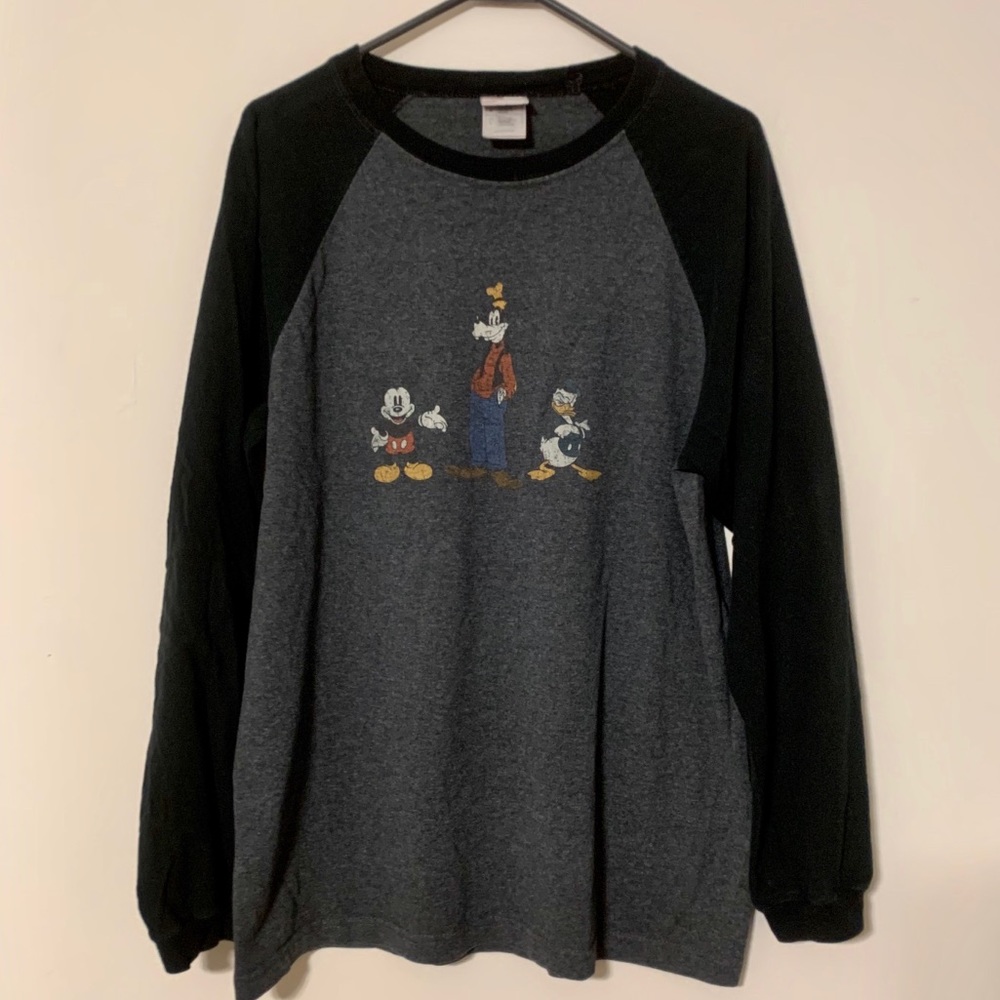 Disney Long Sleeve Mickey Donald Goofy Shirt